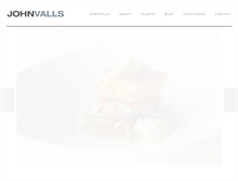 Tablet Screenshot of johnvalls.com